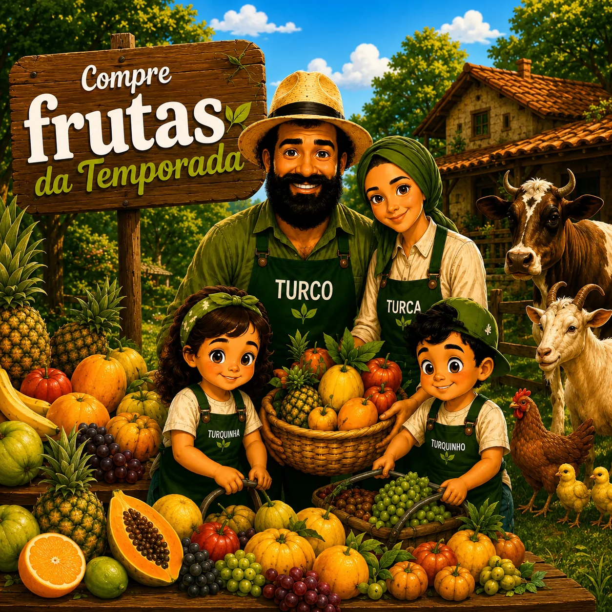 Case Fazendinha Turca — mercadinho online de produtos naturais